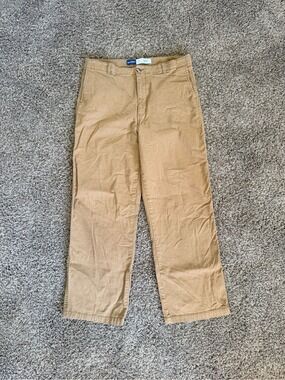 Old Navy Boys' Khaki Baggy Chinos Size 16 Plus
